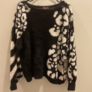 Vince Camuto Womens blouse black and white size XL NWT